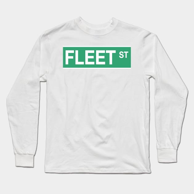 Fleet Street - Sweeney Todd Green Long Sleeve T-Shirt by byebyesally